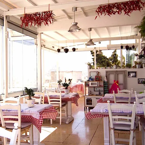 The dining room