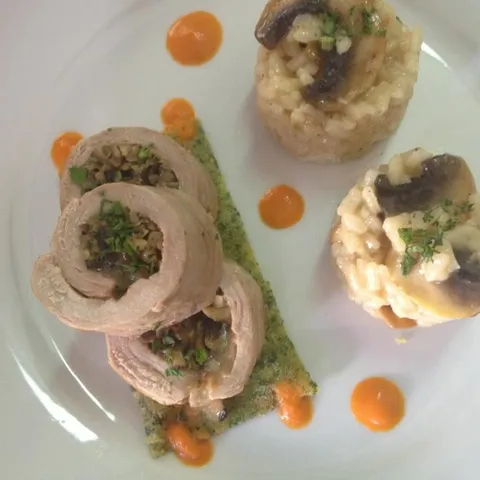 Stuffed chicken roll