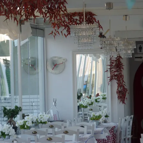 Hanging chillies and chandeliers, 2012