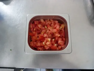 Santorini tomatokeftedes: Step 2